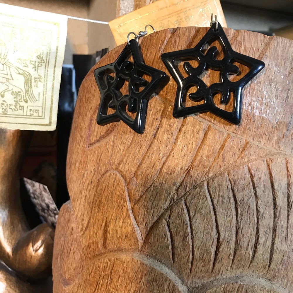 Star Drop Earrings